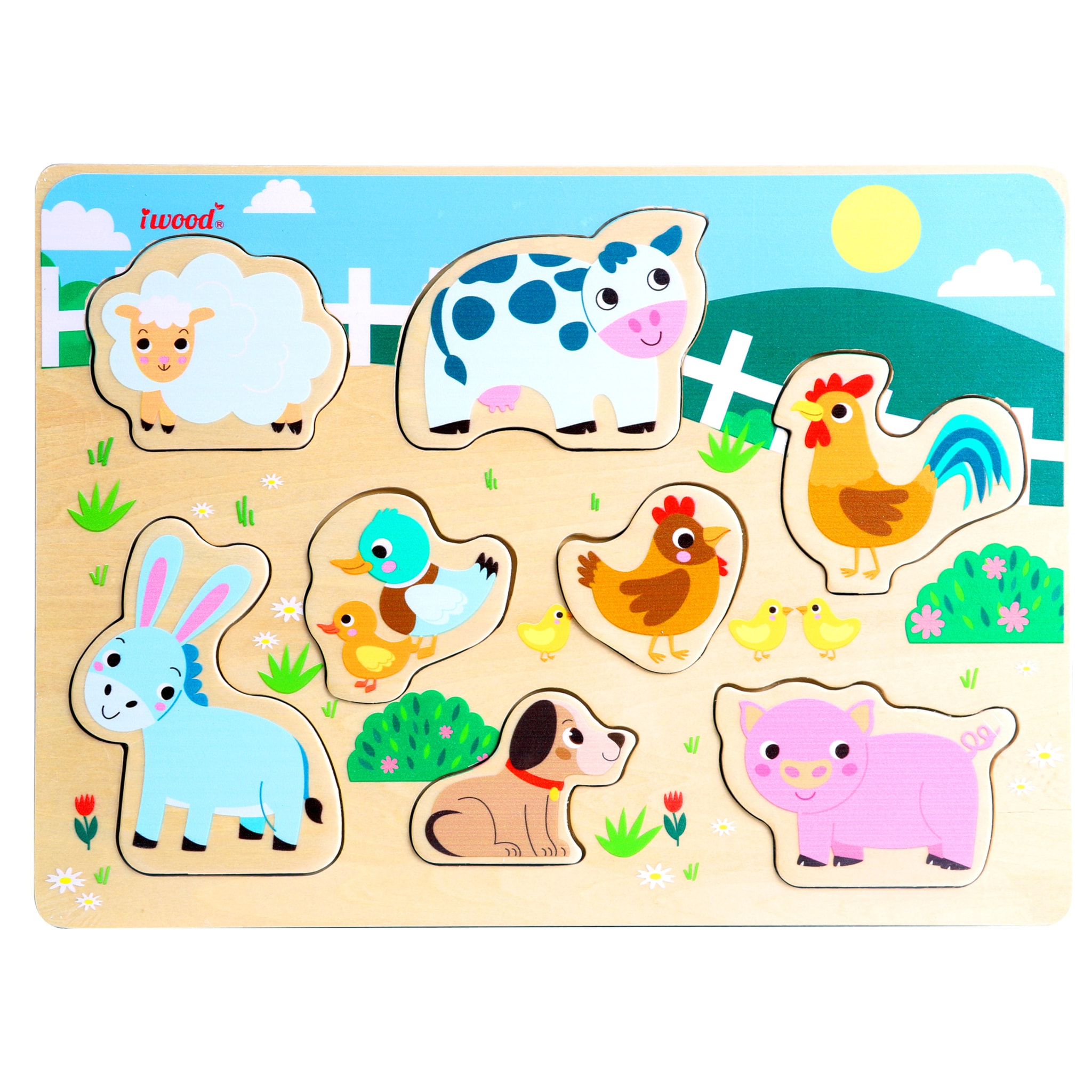 PUZLE DE ANIMALES: GRANJA