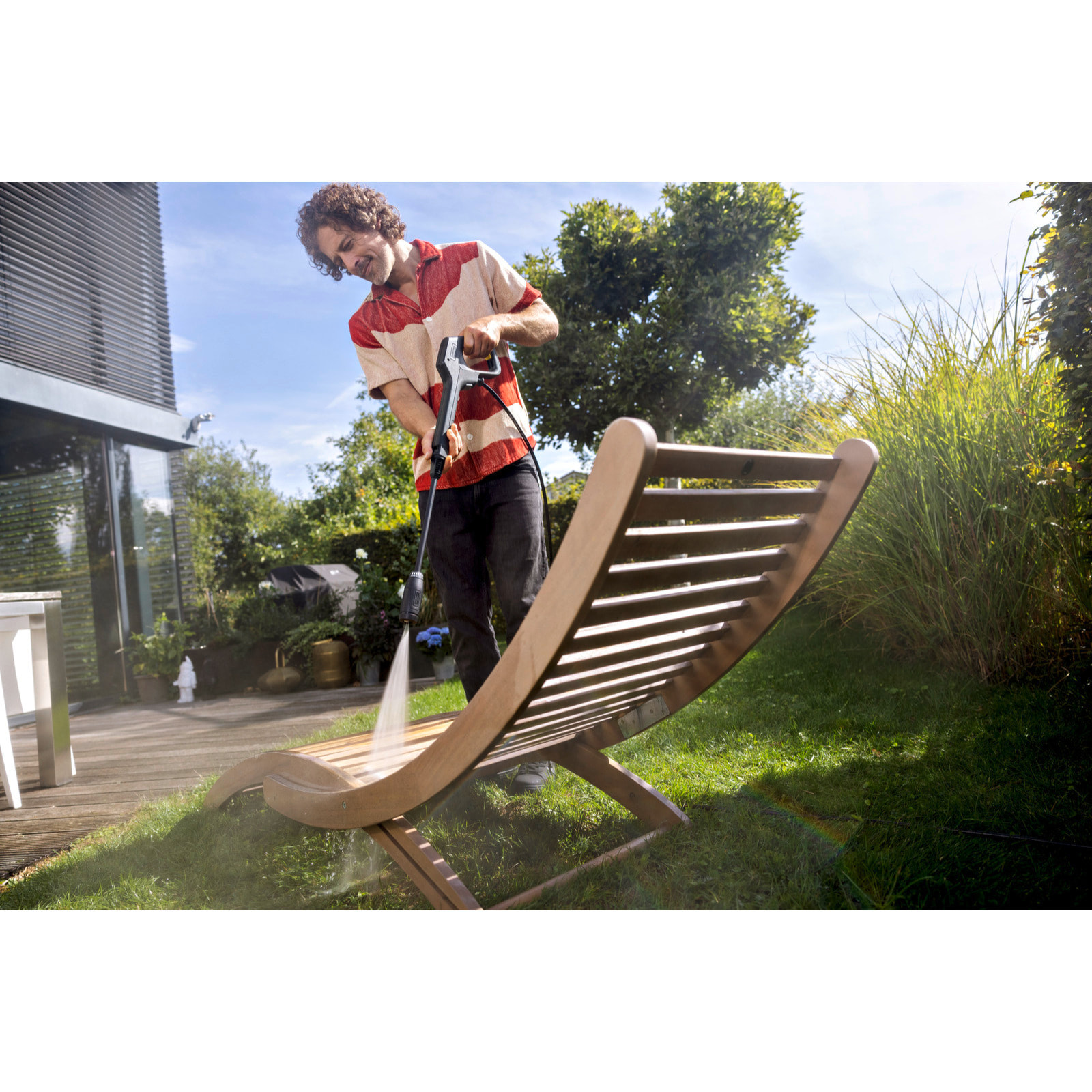 Nettoyeur haute pression Karcher K 2 Horizontal VPS Home - Pression 110 bar- Débit 360 l/h- Kit Home inclus- Position horizontale