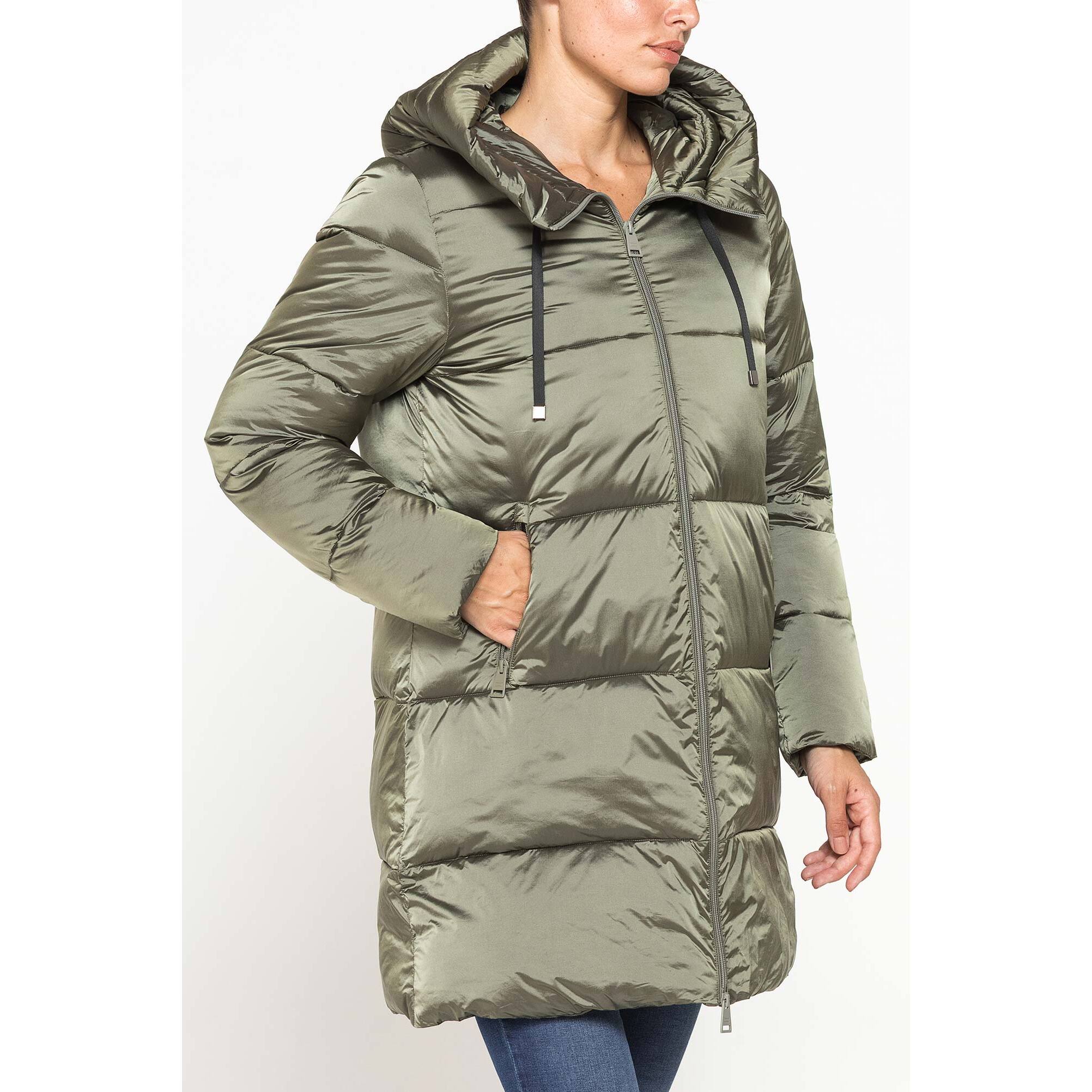 GIACCONE MIDI COMFORT FIT IN TESSUTO SATINATO