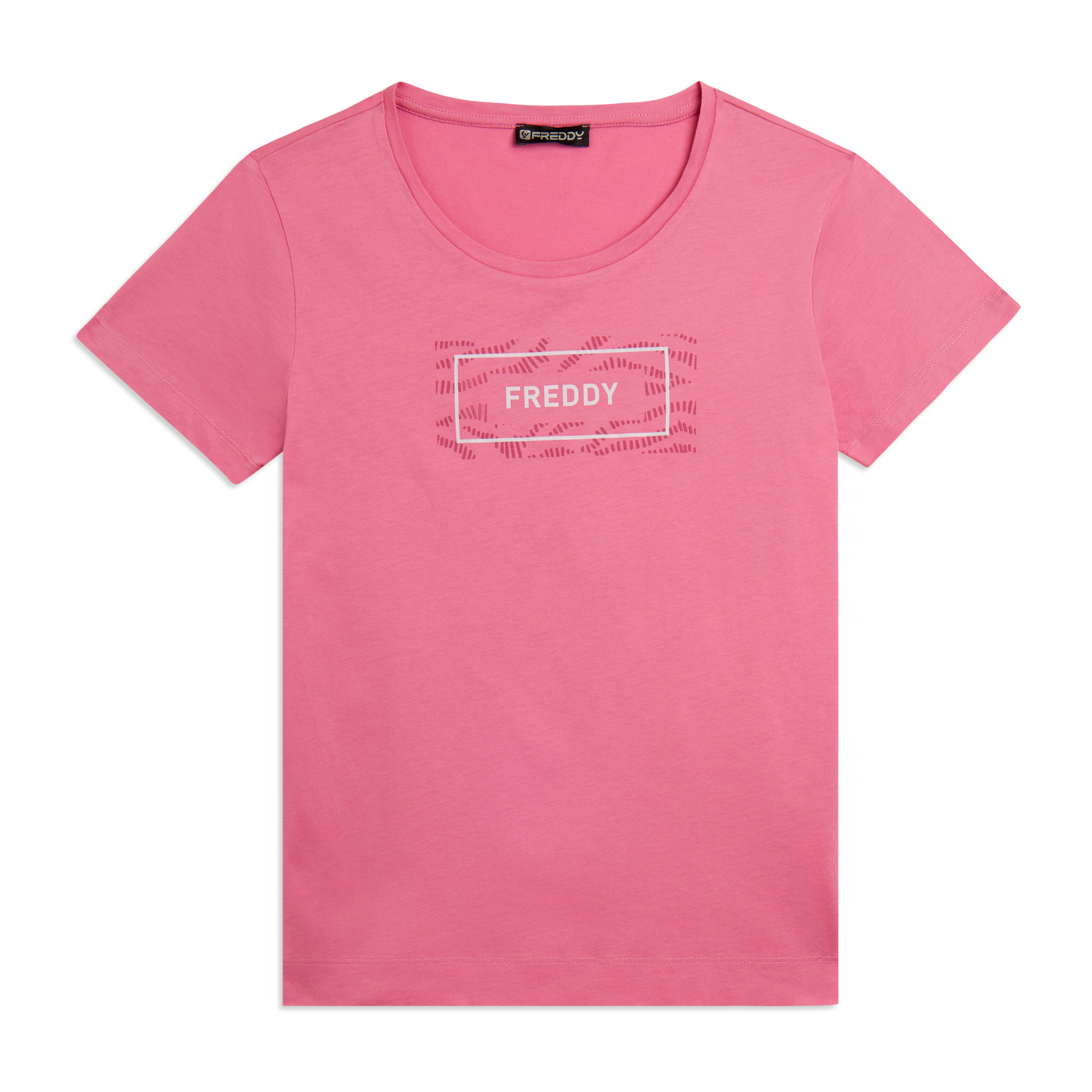 T-shirt con Logo FREDDY su Grafica Ondulata