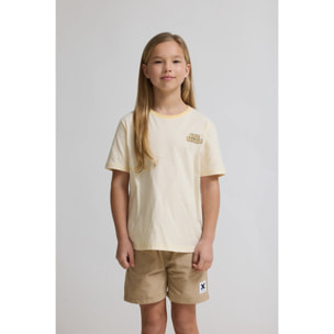 CAMISETA KIDS STRIPES LIGHT YELLOW