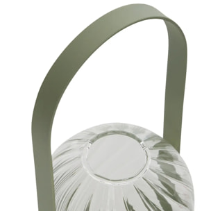 Lanterne Fleur de rose H20cm