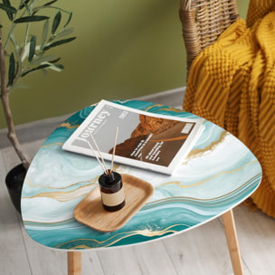 Rouleau revêtement adhésif imperméable - Sticker lavable plan de travail - ÉPOXY SUMBA