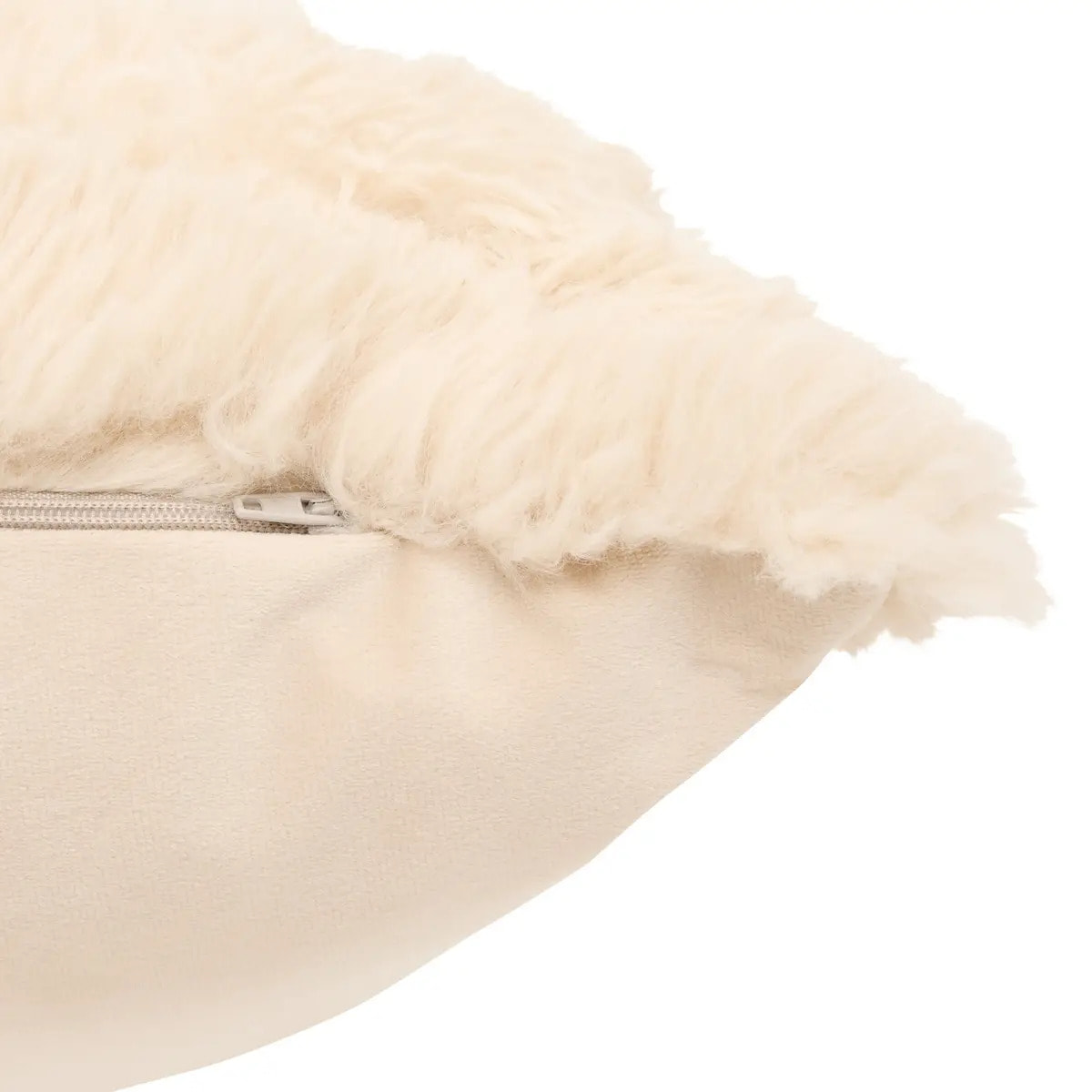 Coussin Duvia rectangulaire 38x58cm beige
