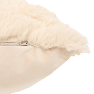 Coussin Duvia rectangulaire 38x58cm beige