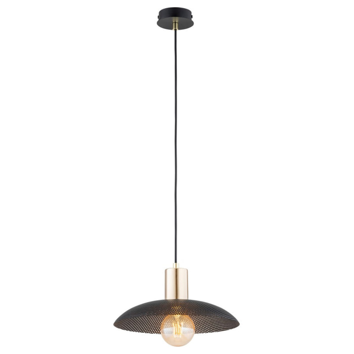 Lampada a sospensione SPIRIT in acciaio nero