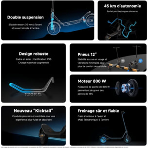Trottinette électrique XIAOMI Electric Scooter 6 Noir