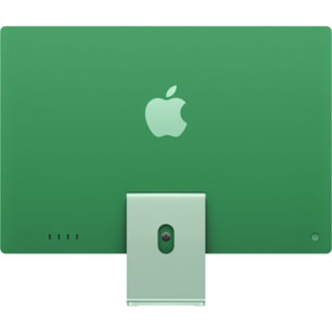 Ordinateur Apple IMAC 24" Ecran Retina 4,5K Puce M4 CPU 10 / GPU 10 coeurs Mémoire RAM 16Go Stockage 512Go SSD Vert