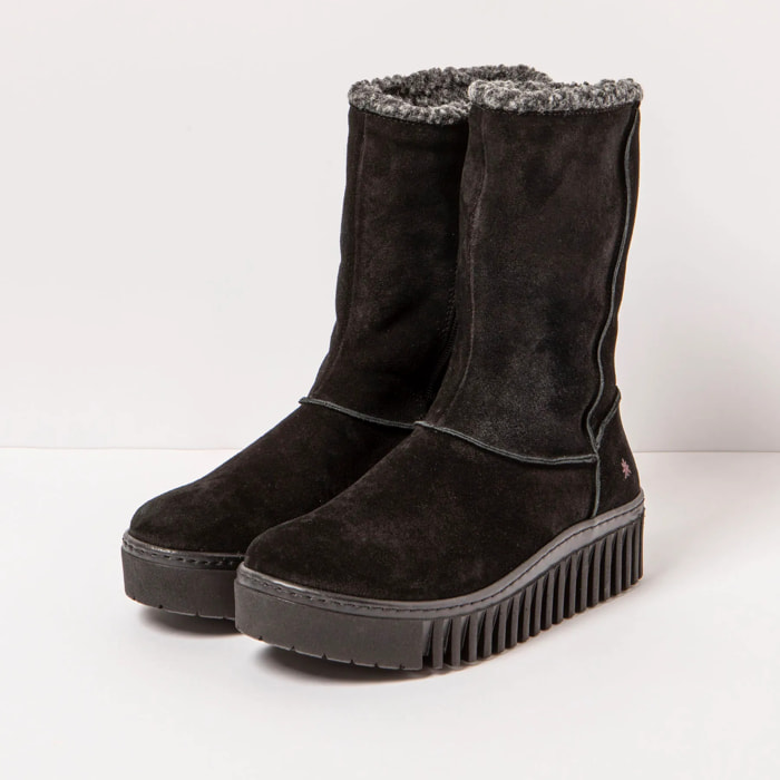 Botines 1511 SILK SUEDE BLACK/BRIGHTON color Black