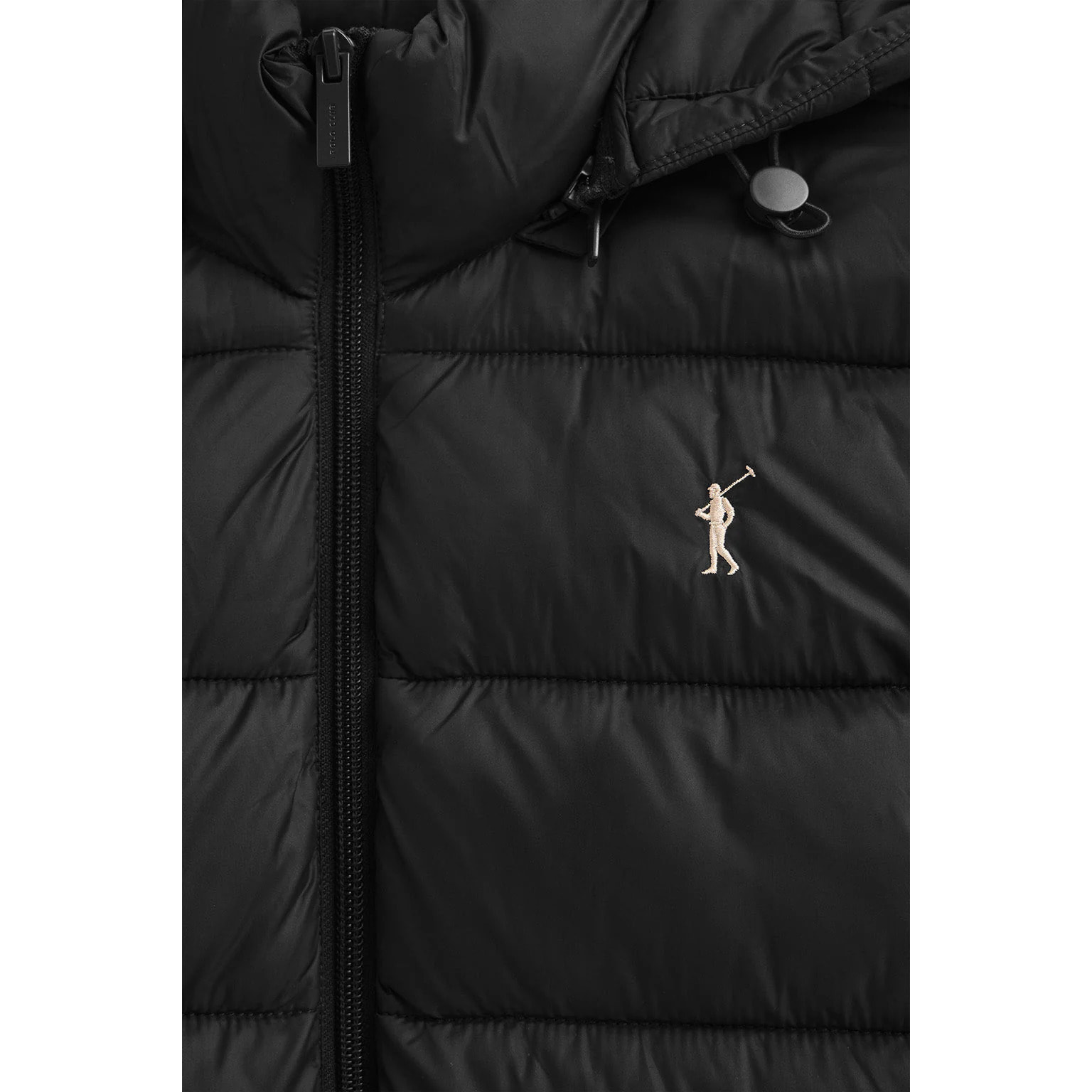 Chaqueta Salima Embroidery negra con logo Rigby Go