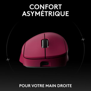 Souris Gamer Sans Fil LOGITECH Pro X SUPERLIGHT 2 DEX LIGHTSPEED ROSE