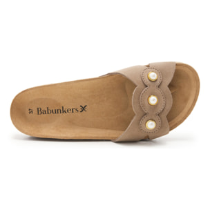 Sandalia BABUNKERS MARRON
