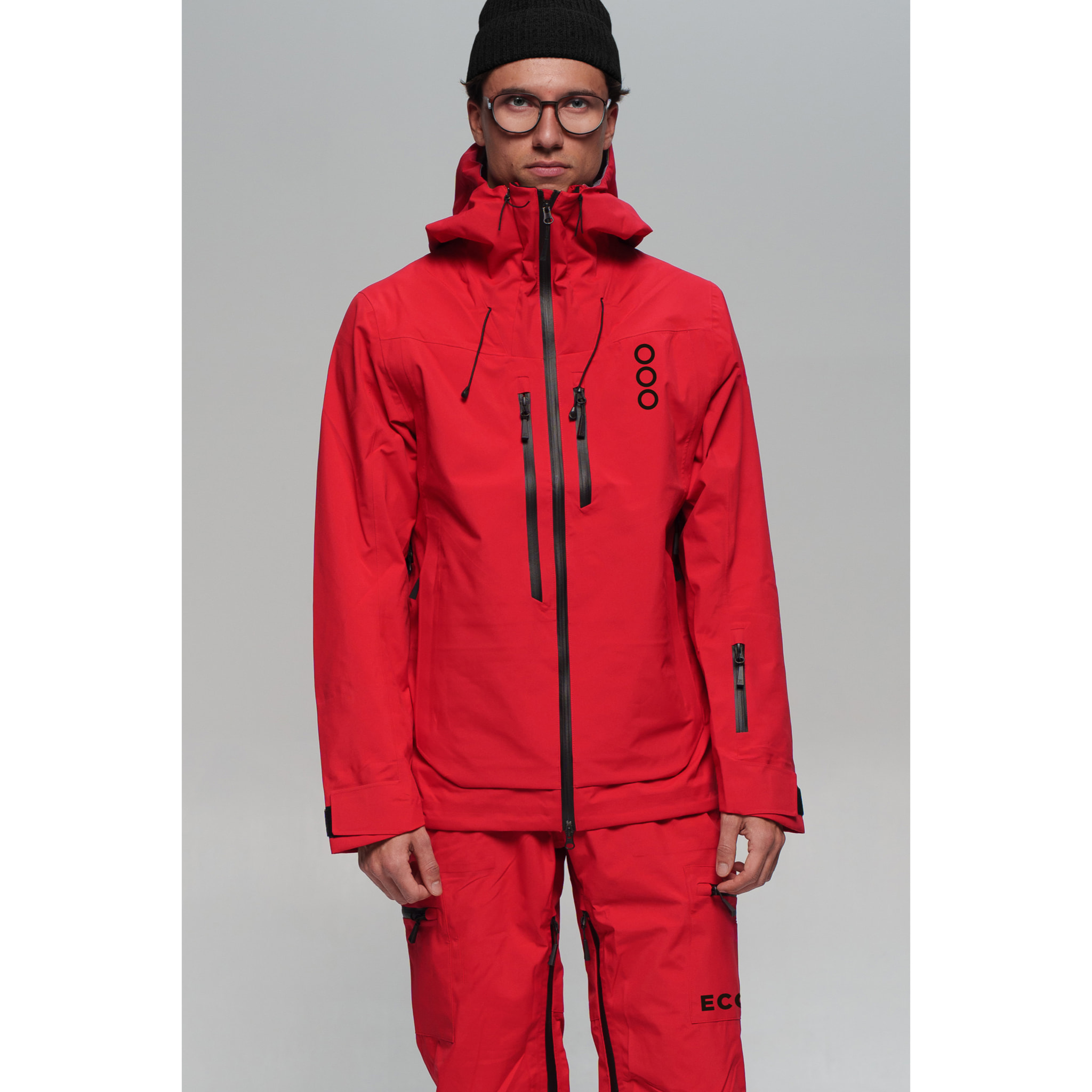 Giacca ECOExplorer da uomo di ECOON - rosso/rosso scuro