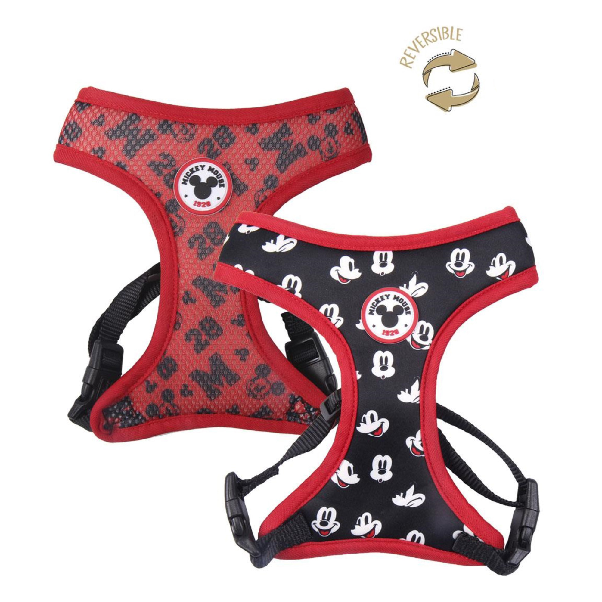 Arnés reversible para perros diseño mickey