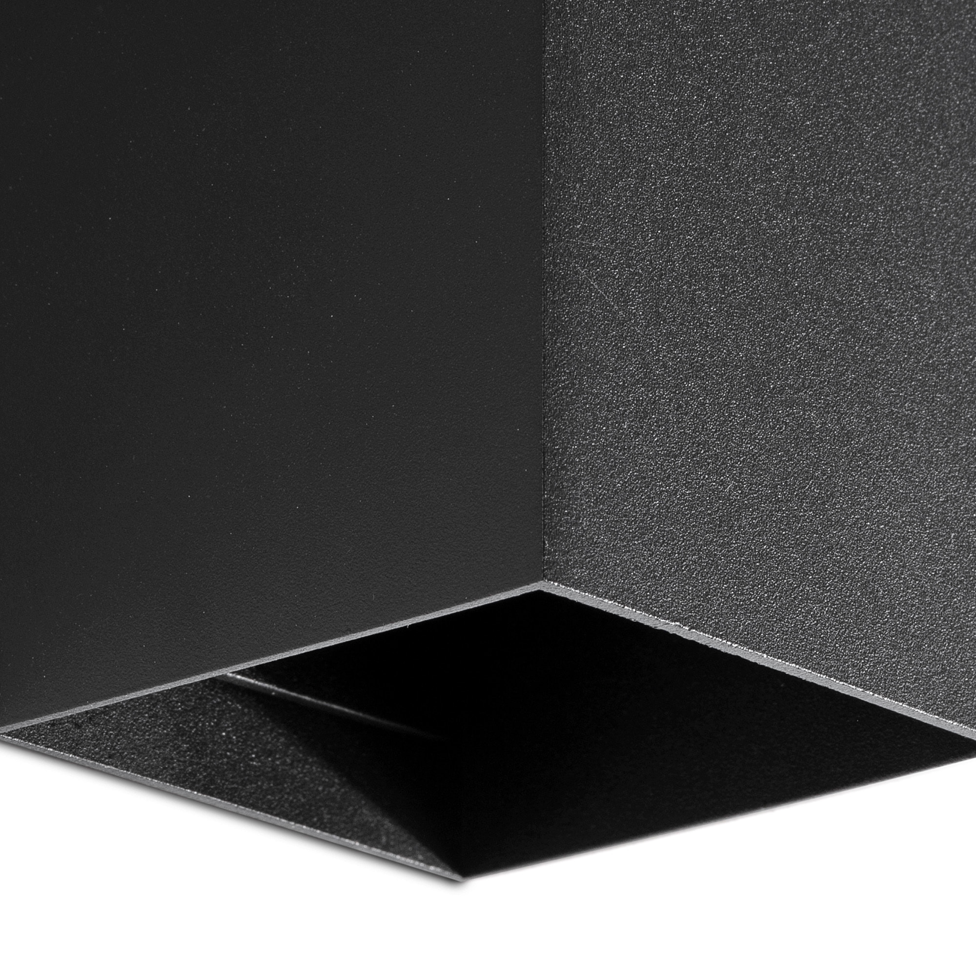 LUNE 2L Lampada da parete piazza nero