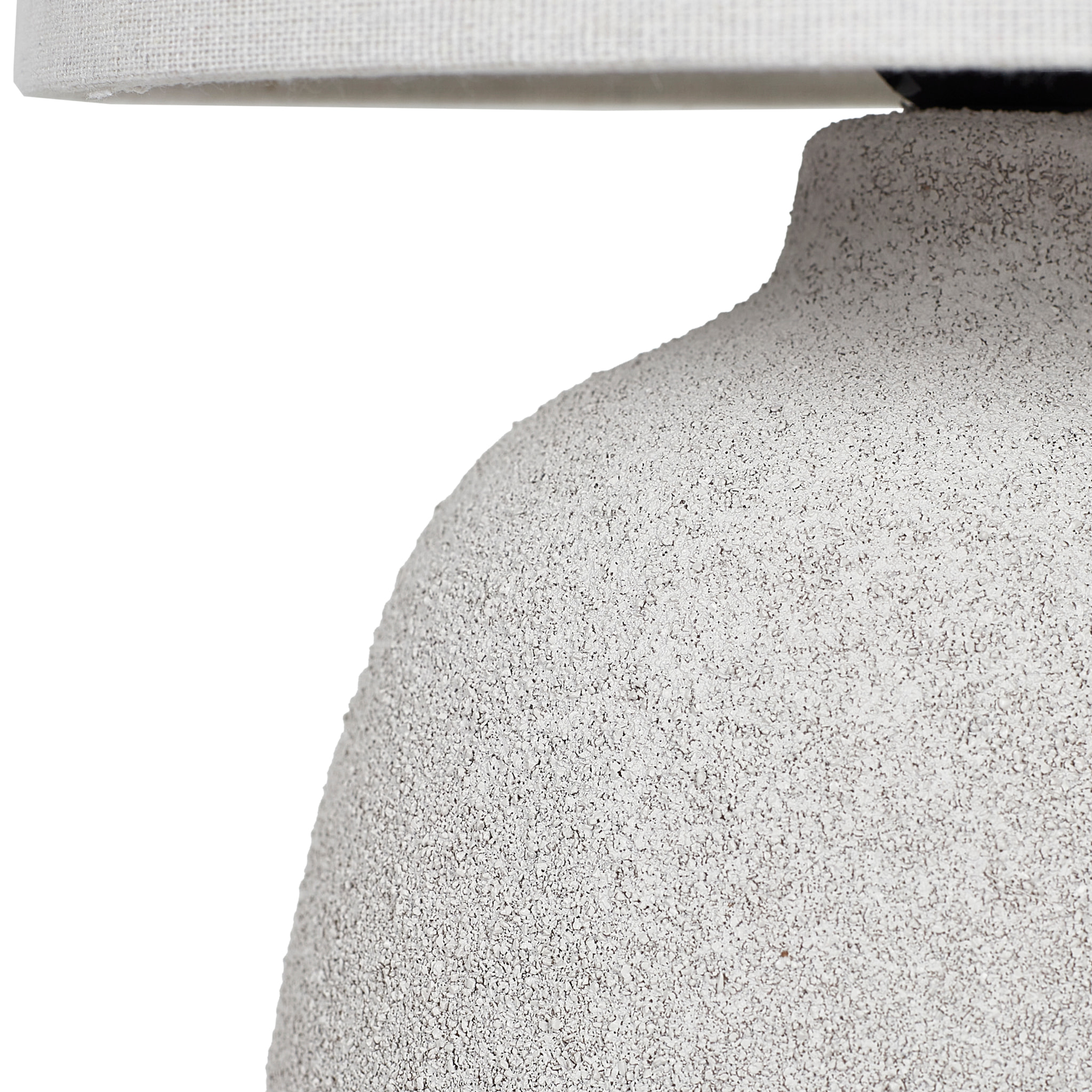 Lampe Ceramique Embossee H40cm