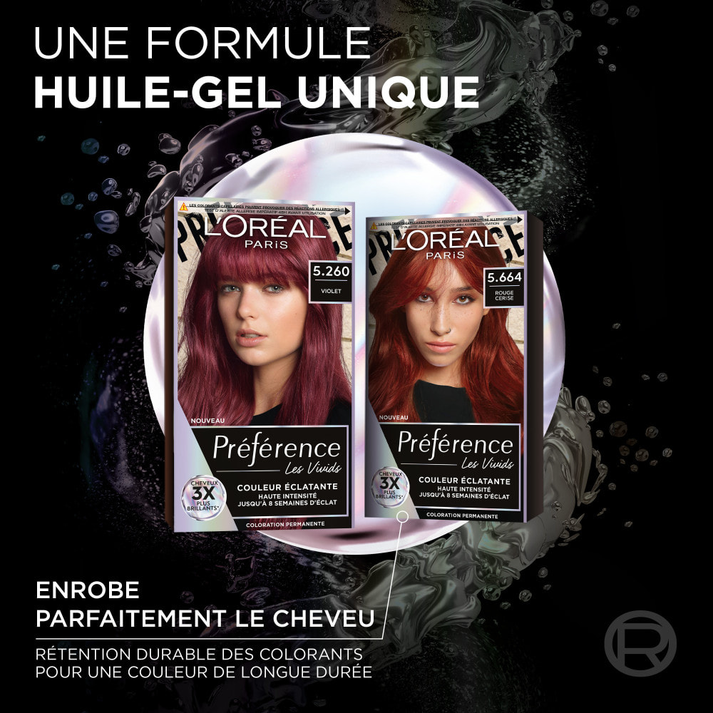 L'Oréal Paris Préférence Couleur Éclatante 5.664 Rouge Cerise