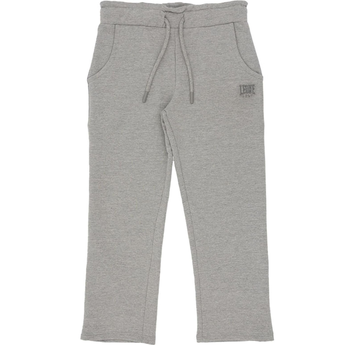 Pantalón deportivo universitario de corte ancho para niña