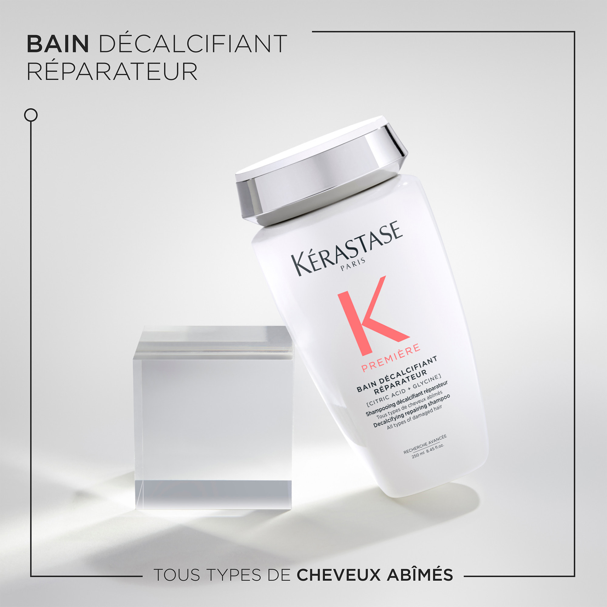 Shampoing Bain Décalcifiant Réparateur Première 250ml