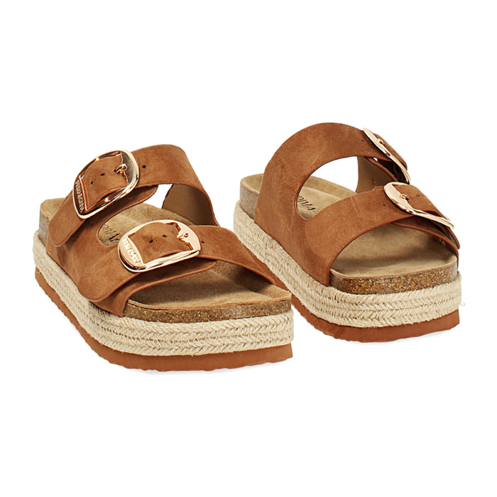 Fussbett cognac tacco 4,5 cm