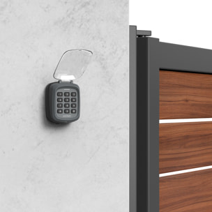 Kit sécurité motorisation connectée à bras articulés Orane Connect avec batterie de secours et digicode