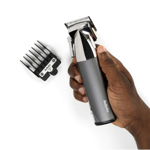 Tondeuse cheveux BABYLISS E996E - super-X metal series, molette réglable, 55 hauteurs de coupe, précision 0,2 mm, 180 mn