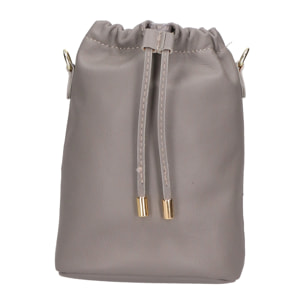 Borsa a sacca da donna - Modello Angela - Vera pelle - 16.0 x 20.0 x 7.0 cm