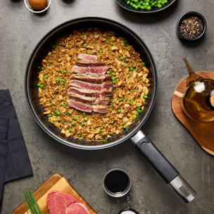 Sartén Ø28cm BASTER en Acero inoxidable Bergner