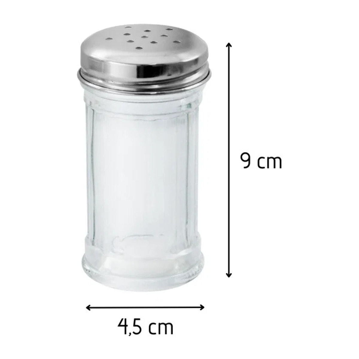 Set de 2 ustensiles de cuisine saupoudreuse en verre Fackelmann Basic