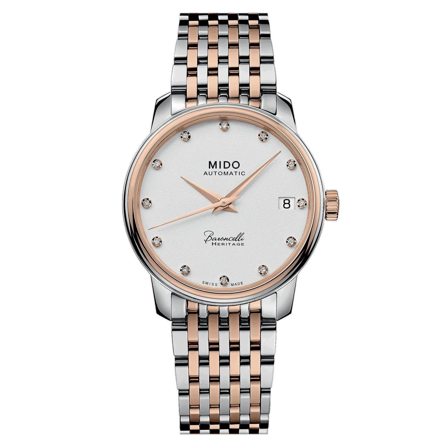 Reloj Mido M0272072201600 Mujer Analogico Automatico con Correa de Acero inoxidable
