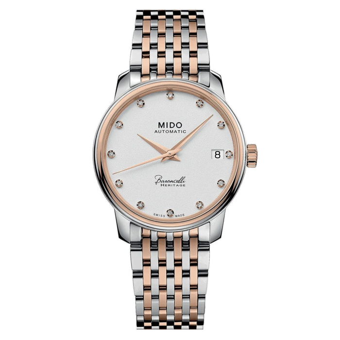 Reloj Mido M0272072201600 Mujer Analogico Automatico con Correa de Acero inoxidable