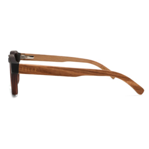 Gafas de Sol Feler 1590-2 Polarizadas de Madera Unisex 49 mm