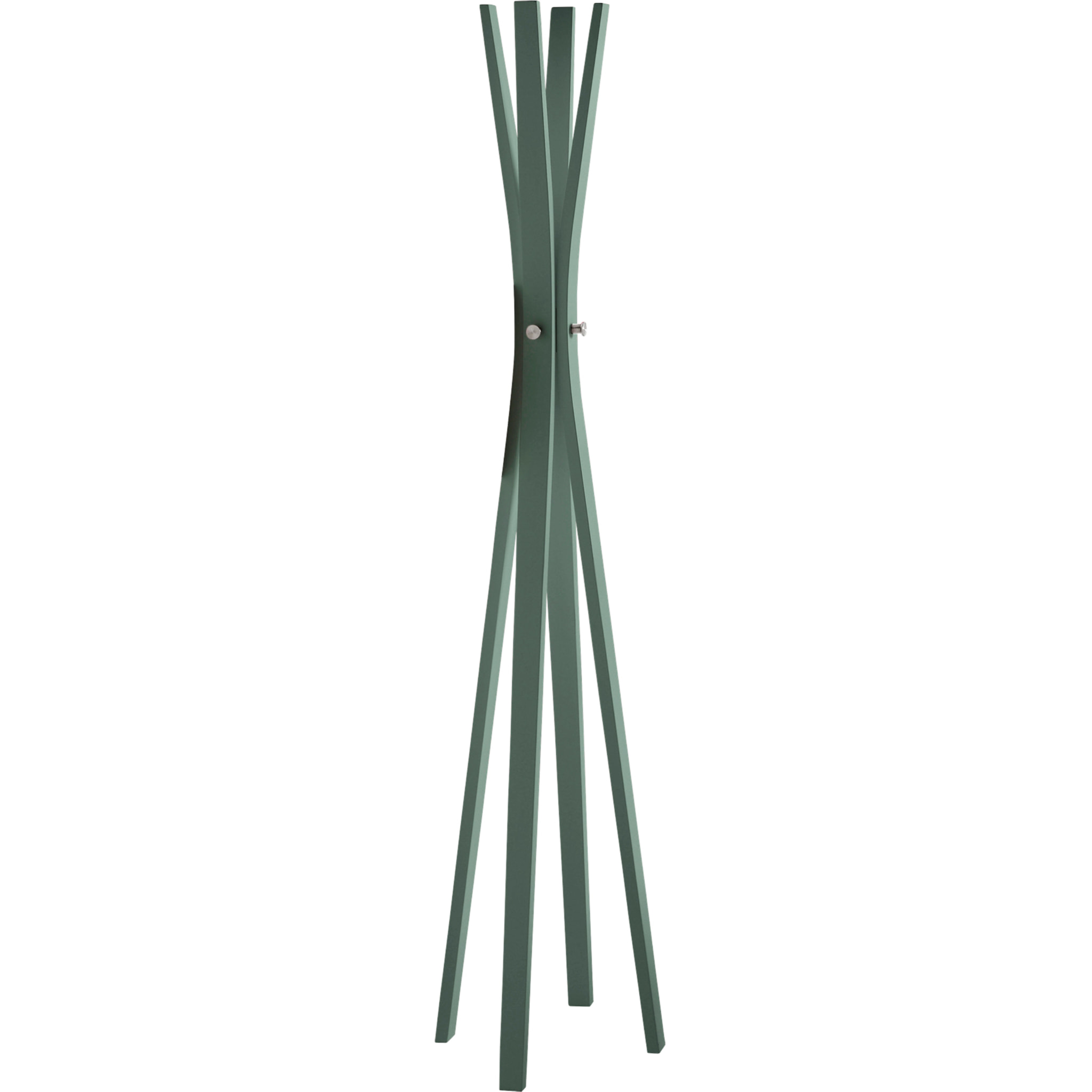 Perchero Naturaleza madera haya verde 182x42x42 cm