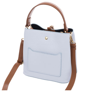 Bernate Bolso de mano Mujer. Piel auténtica Dollaro.