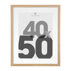 Cadre photo "Eva" - bois et verre - 40x50 cm