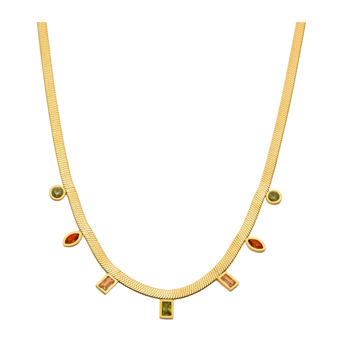 Collar Lux by Lux acabado oro 18k