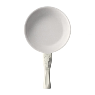 Juego de 3 sartenes Ø18Ø20Ø24cm aluminio prensado,recubrimiento ILAG antiadherente,mango extraíble,apto inducción,sin PFOA,apto lavavajillas y horno