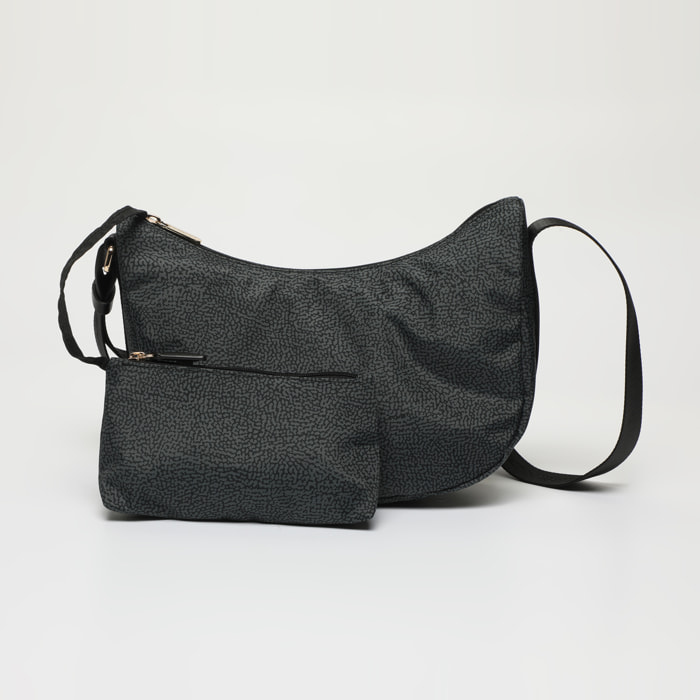 Borsa a tracolla "Luna" Flexos Soft - grigio scuro
