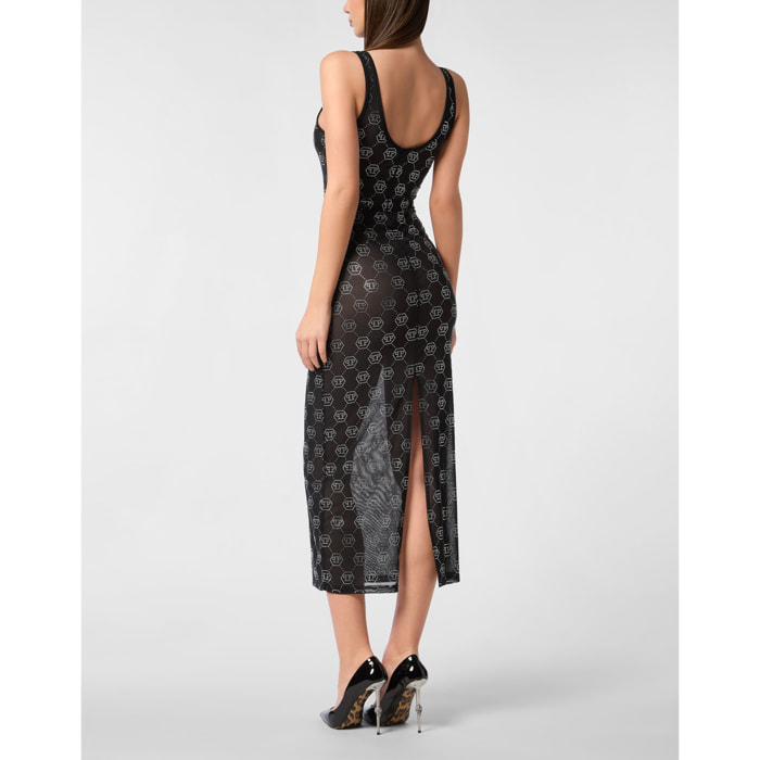 PHILIPP PLEIN Long Dress MONOGRAM