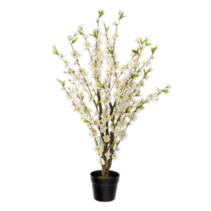 Cerisier blanc artificiel H100cm