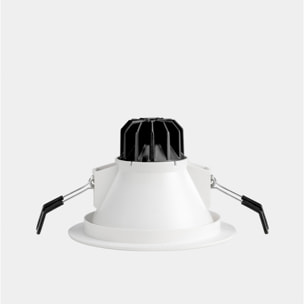 LEDS·C4 Downlight Lite Ø105Mm 6.7W Blanco Neutro - 4000K Cri 80 30.2º On-Off Blanco Ip