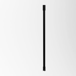 Barre de fixation plafond pour douche a l'italienne laque NOIR MAT - 60cm RECOUPABLE