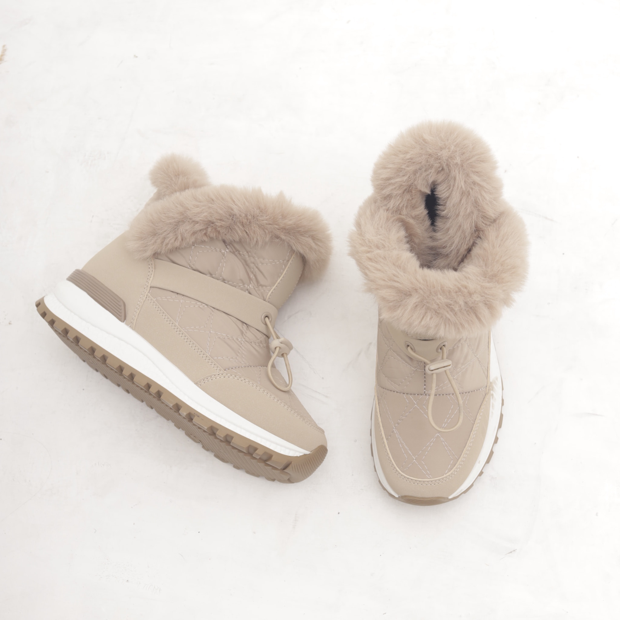 STIVALETTO SNEAKERS RUNNING TORTORA