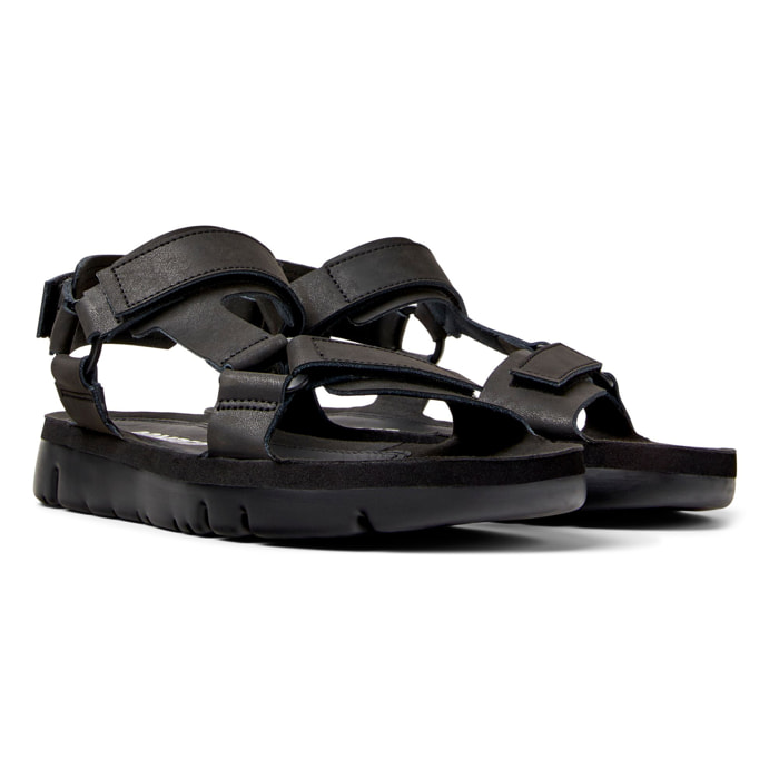 Sandalias Oruga - cuero - negro