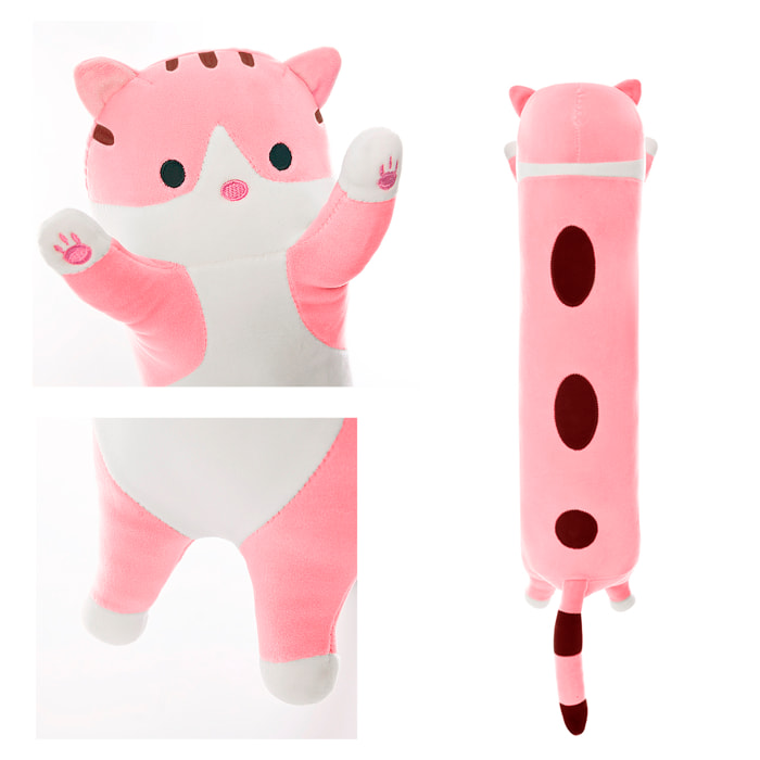 Cuscino extra morbido e soffice design gattino. 70 cm.