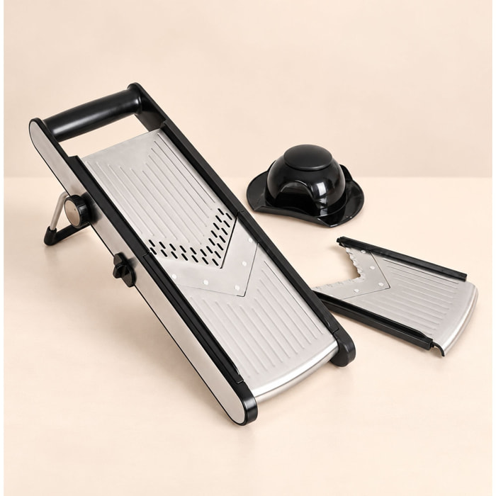 Mandoline sur pied en acier inoxydable