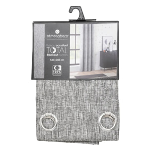 Rideau occultant gris ardoise 140x260cm