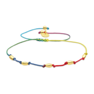 Tobillera Buawe acabado oro amarillo 18k