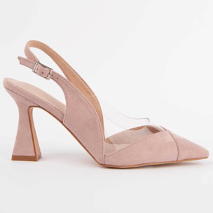 Zapato De Tacón - Rosa - Altura: 8 Cm