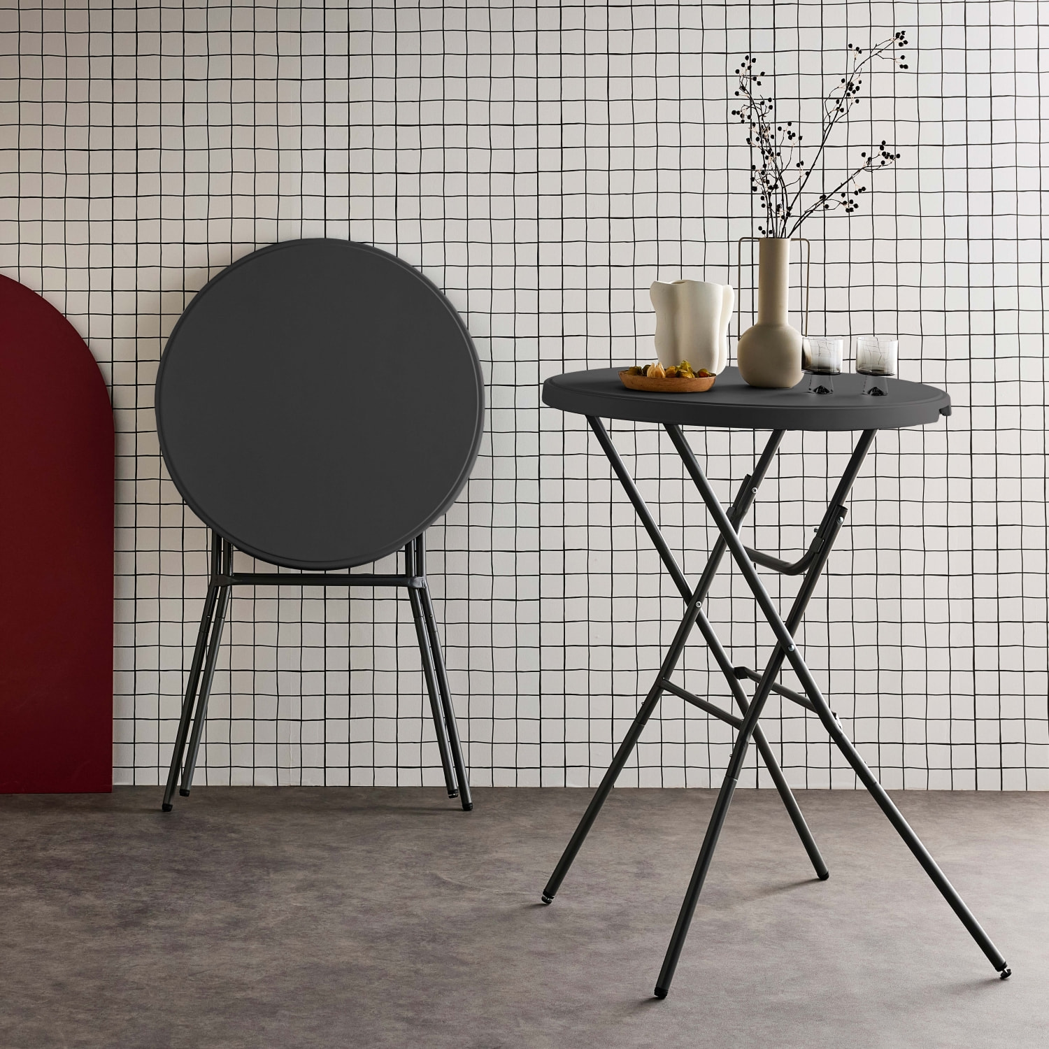 Table mange debout pliante (lot de 2) TABLES GALA X2